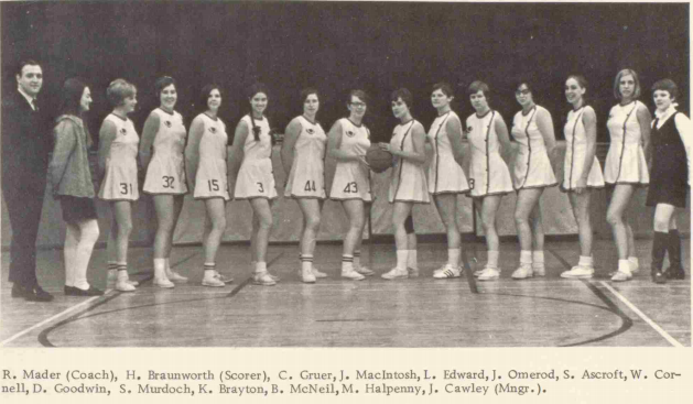 Janesville High School Girl's Basketball, 1950s, One of a s…